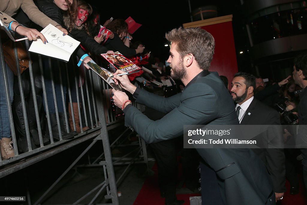 Premiere Of Lionsgate's "The Hunger Games: Mockingjay - Part 2" - Red Carpet