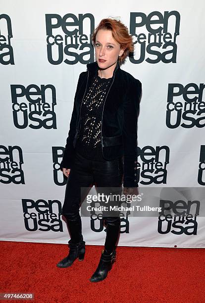 Actress Jane Stephens Rosenthal attends the PEN Center USA's 25th Annual Literary Awards Festival at the Beverly Wilshire Four Seasons Hotel on...