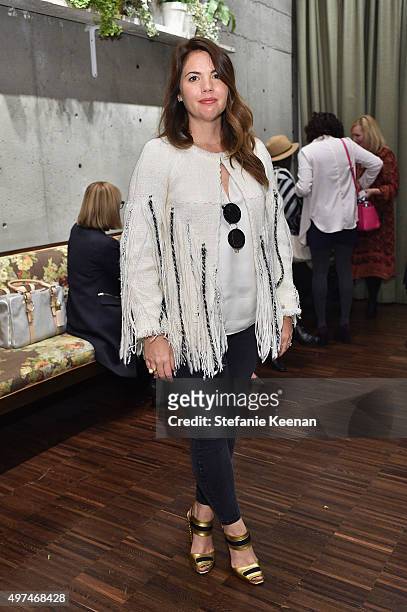 Nicole Pollard attends Louise Roe And George Hamilton Celebrate India Hicks With Exclusive Shopping Event at Palihouse on November 16, 2015 in West...