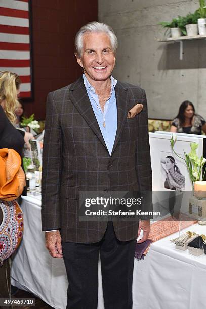 George Hamilton attends Louise Roe And George Hamilton Celebrate India Hicks With Exclusive Shopping Event at Palihouse on November 16, 2015 in West...