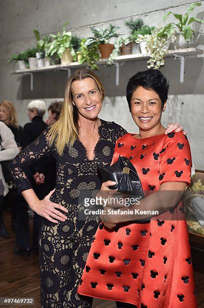India Hicks and Nui Keuper attend Louise Roe And George Hamilton Celebrate India Hicks With Exclusive Shopping Event at Palihouse on November 16,...