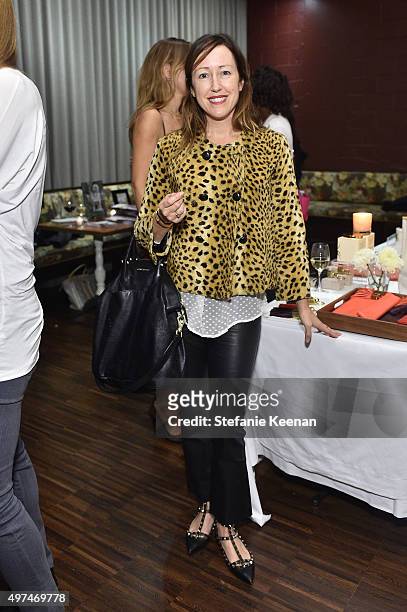 Blythe Barger attends Louise Roe And George Hamilton Celebrate India Hicks With Exclusive Shopping Event at Palihouse on November 16, 2015 in West...