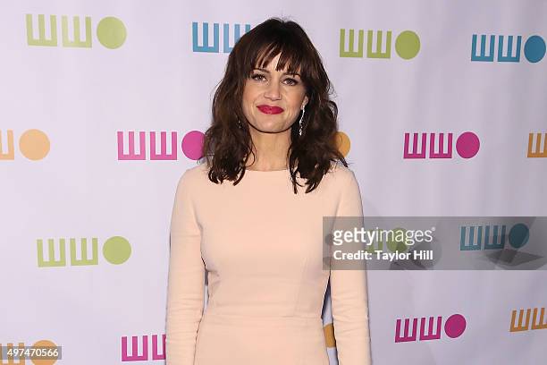 Carla Gugino attends Worldwide Orphans 11th Annual Gala at Cipriani on November 16, 2015 in New York City.