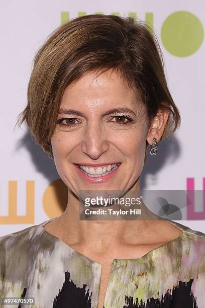 Glamour Editor-in-Chief Cindi Leive attends Worldwide Orphans 11th Annual Gala at Cipriani on November 16, 2015 in New York City.