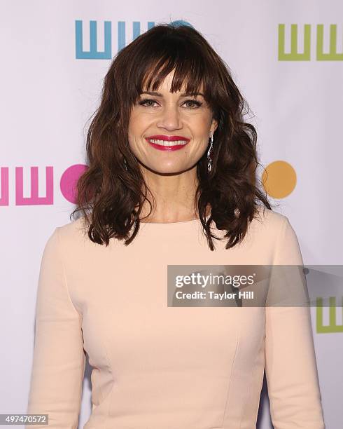 Carla Gugino attends Worldwide Orphans 11th Annual Gala at Cipriani on November 16, 2015 in New York City.