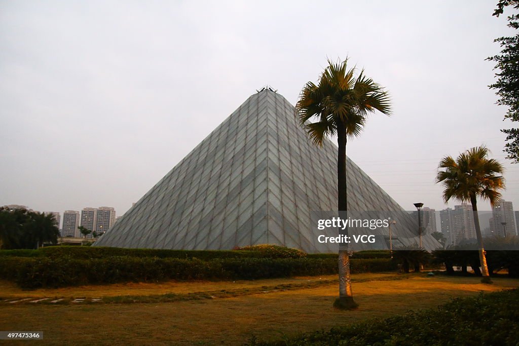 Real Estate Developer Builds Replica Of Louvre Pyramid In Chongqing