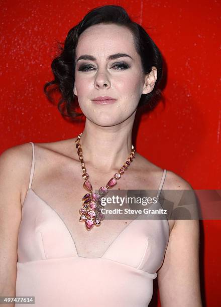 Jena Malone arrives at the Premiere Of Lionsgate's "The Hunger Games: Mockingjay - Part 2" at Microsoft Theater on November 16, 2015 in Los Angeles,...