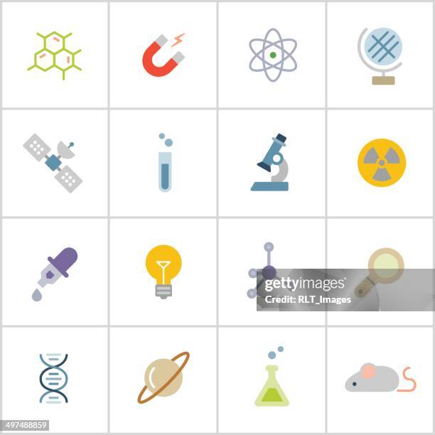 science icons — poly series - animal testing stock illustrations