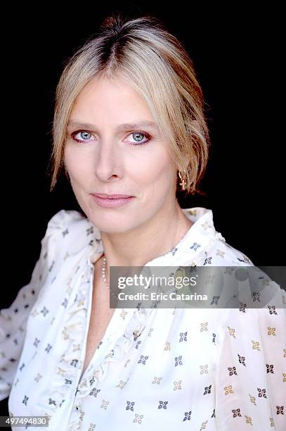 Actress Karin Viard is photographed for Self Assignment on September 19, 2015 in San Sebastian, Spain.