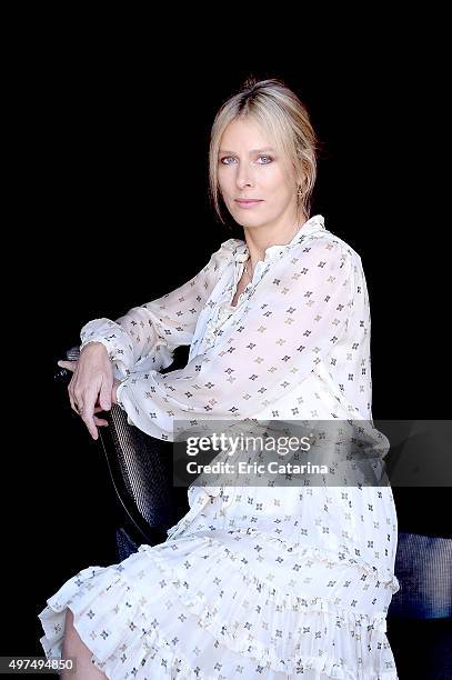 Actress Karin Viard is photographed for Self Assignment on September 19, 2015 in San Sebastian, Spain.