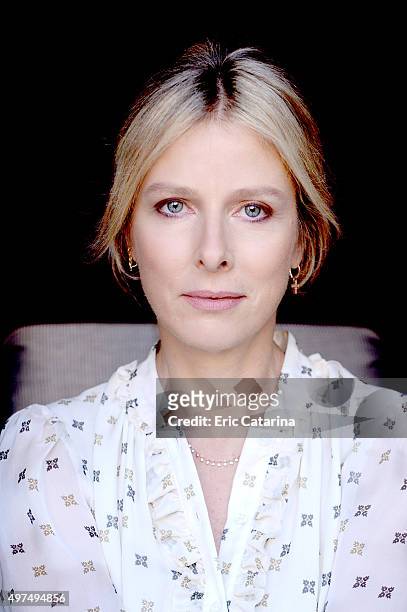 Actress Karin Viard is photographed for Self Assignment on September 19, 2015 in San Sebastian, Spain.