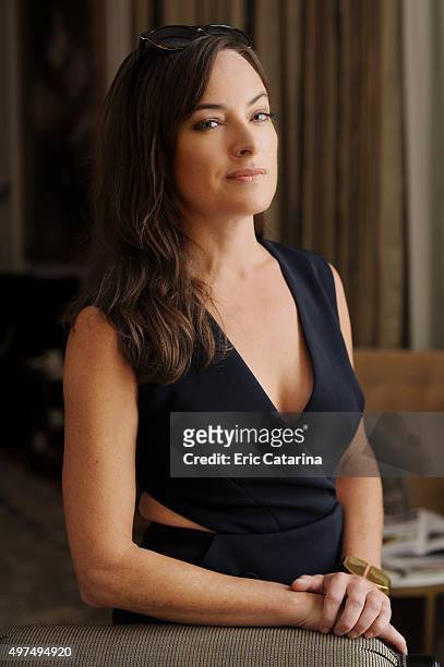 Actress Pascale Bussieres is photographed for Self Assignment on September 19, 2015 in San Sebastian, Spain.
