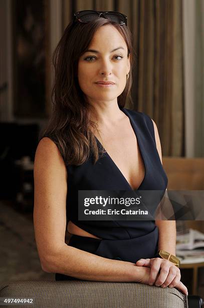 Actress Pascale Bussieres is photographed for Self Assignment on September 19, 2015 in San Sebastian, Spain.