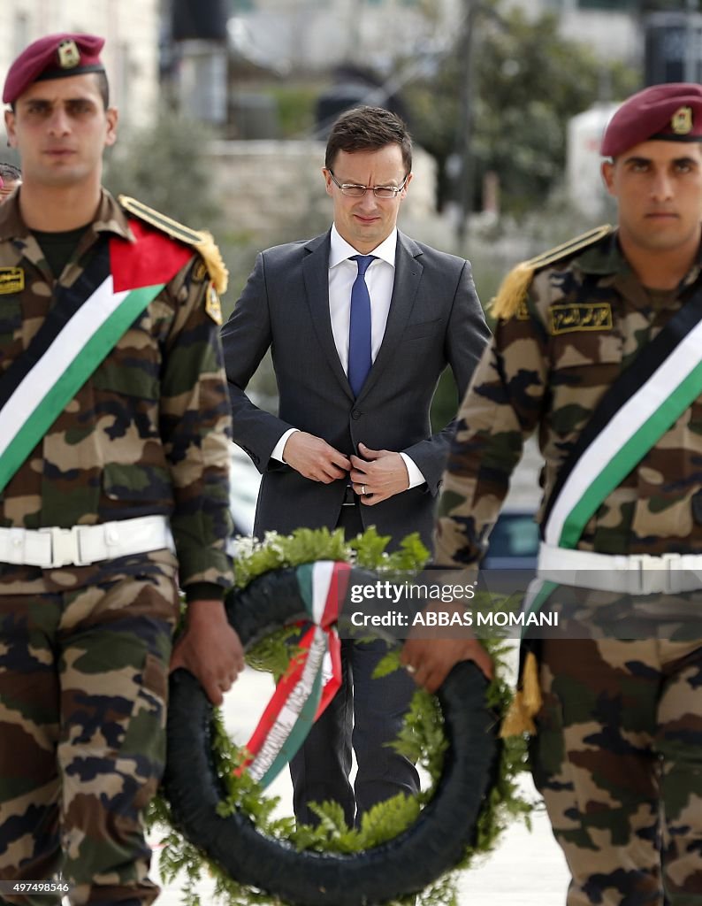 PALESTINIAN-HUNGARY-DIPLOMACY