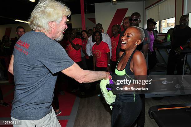 Sir Richard Branson paid a surprise visit to Virgin Active RED at Jabulani Mall in Soweto on November 13, 2015. The gym which opened up in July is...