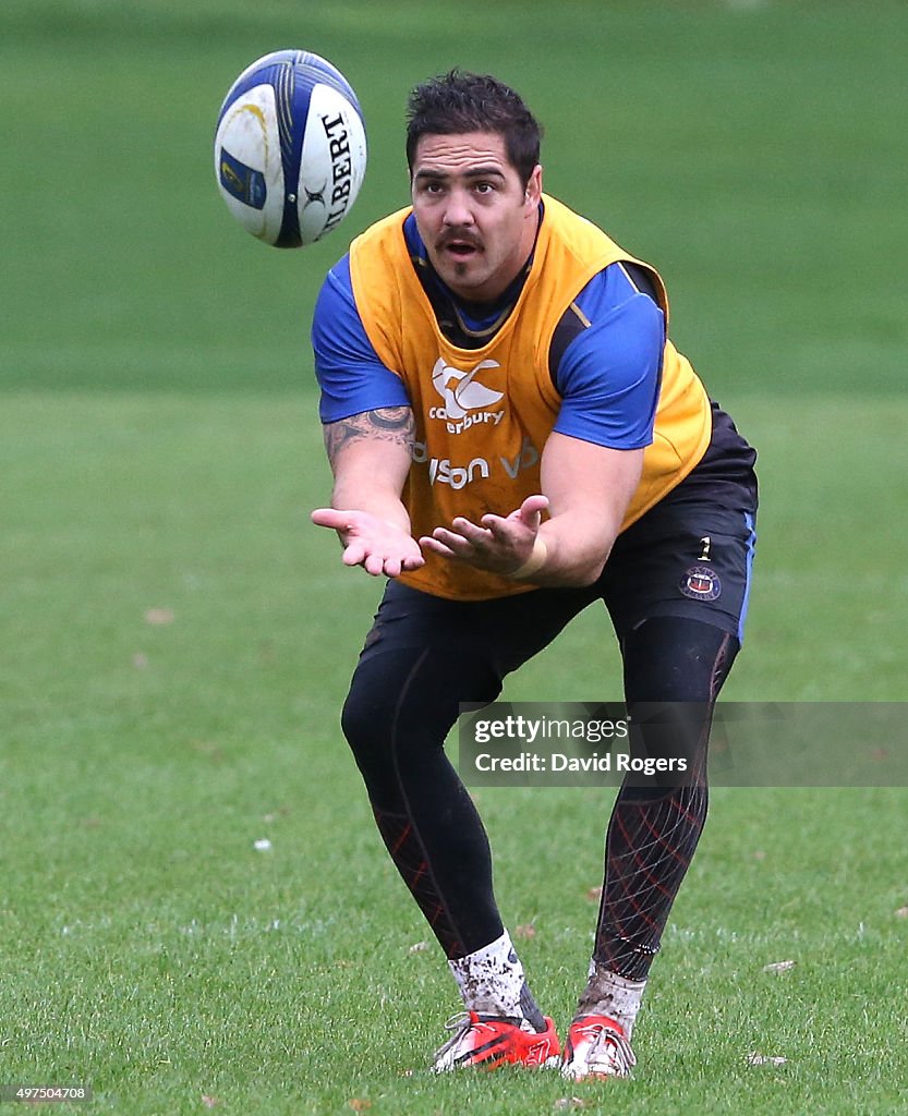 Bath Rugby Training Session and Press Conference