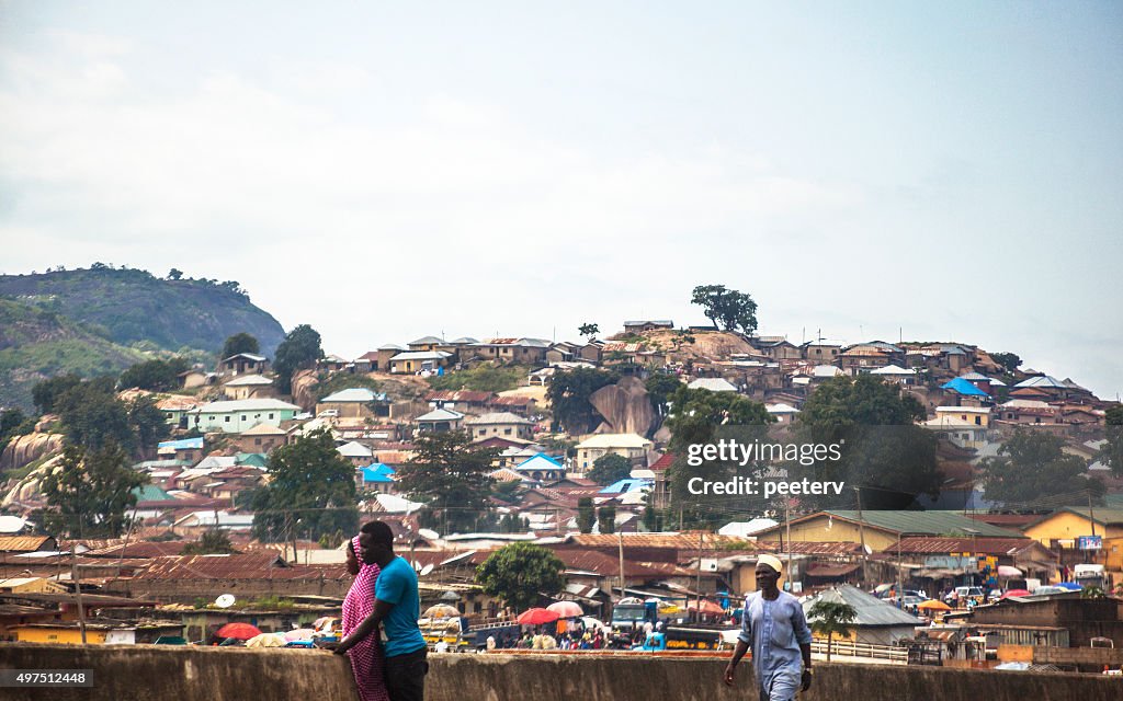 African city. Abuja, Nigeria.