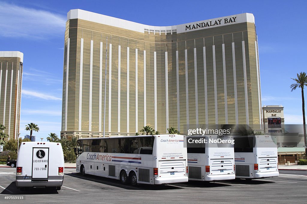 Les bus à proximité du Mandalay Bay Hotel