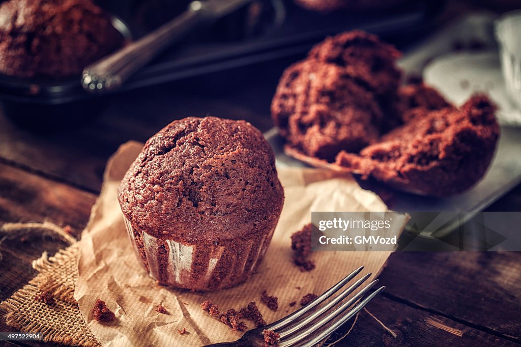 Delicious Homemade Chocolate Muffins