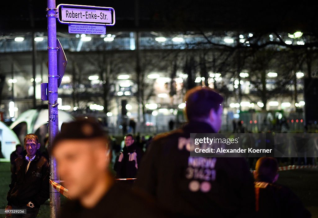 Security Tightened In Hanover Before Germany v Netherlands Match