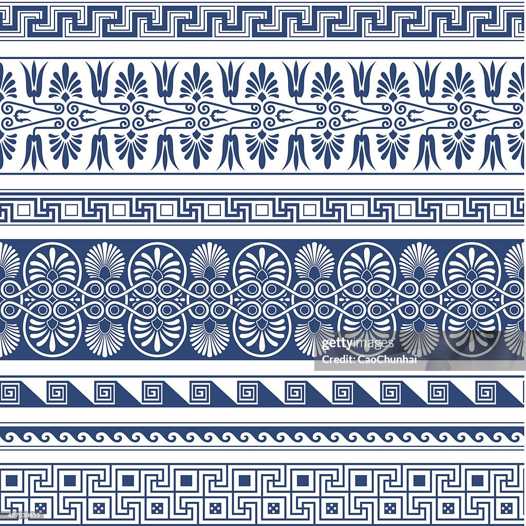 Os quadros de estilo grego antigo