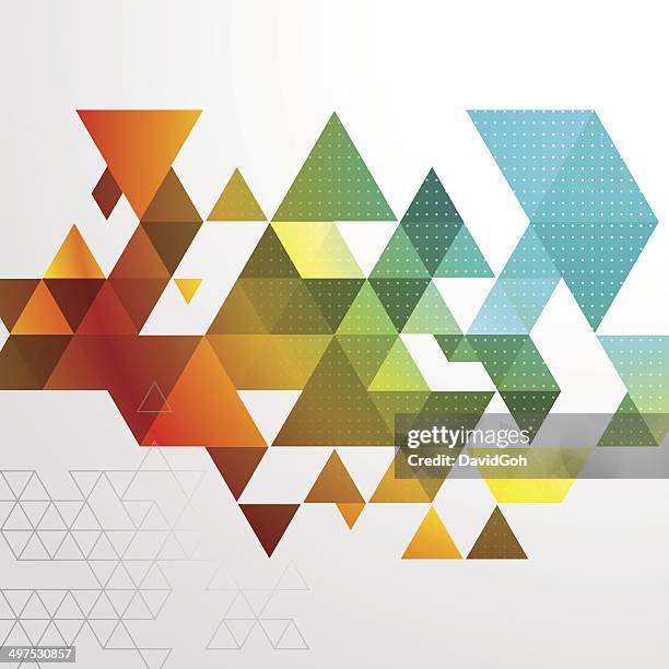 bildbanksillustrationer, clip art samt tecknat material och ikoner med abstract triangle bg - triangel