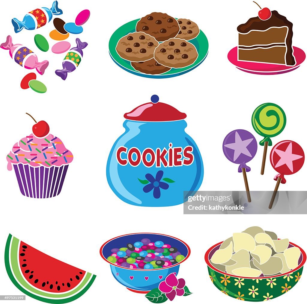 Party treats and snacks