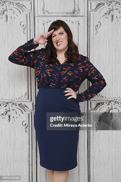 Actress Allison Tolman attends AOL Build Series at AOL Studios in New York on November 17, 2015 in New York City.