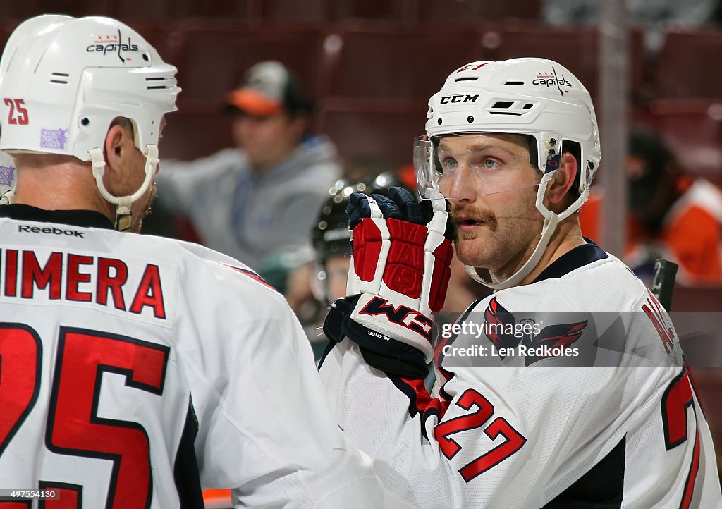 Washington Capitals v Philadelphia Flyers