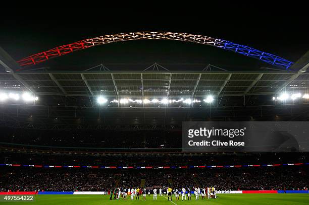 General view during the International Friendly match between England and France at Wembley Stadium on November 17, 2015 in London, England.