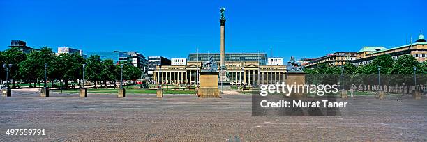 schlossplatz (castle square) - stuttgart germany stock pictures, royalty-free photos & images