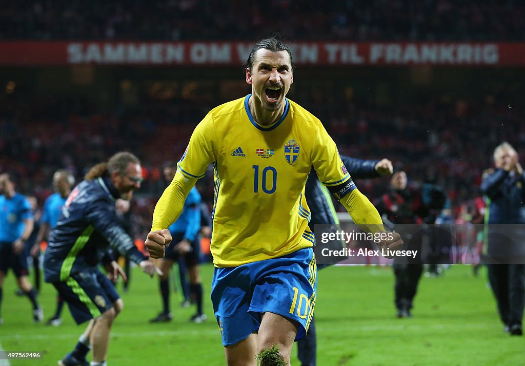 Denmark v Sweden - UEFA EURO 2016 Qualifier: Play-Off Second Leg