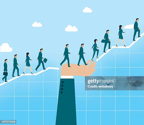 help - helping hand climbing stock illustrations
