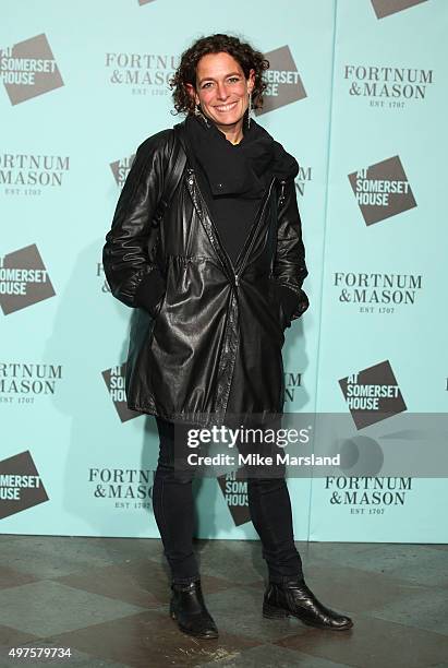 Alex Polizzi attends the launch of Skate @ Somerset House at Somerset House on November 17, 2015 in London, England.