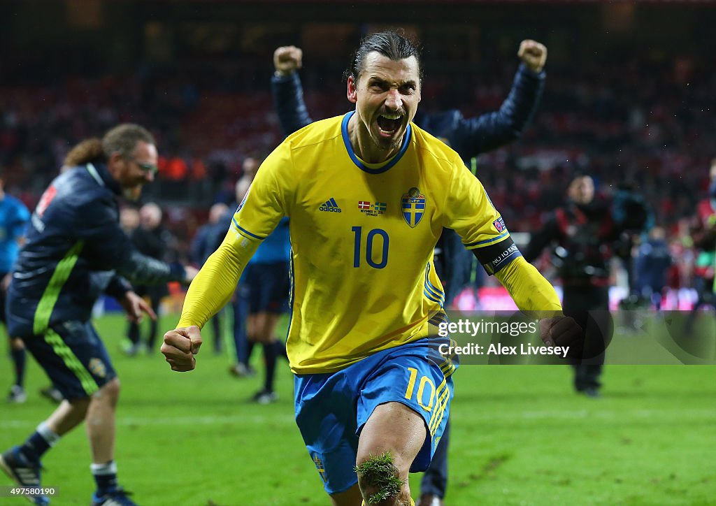 Denmark v Sweden - UEFA EURO 2016 Qualifier: Play-Off Second Leg