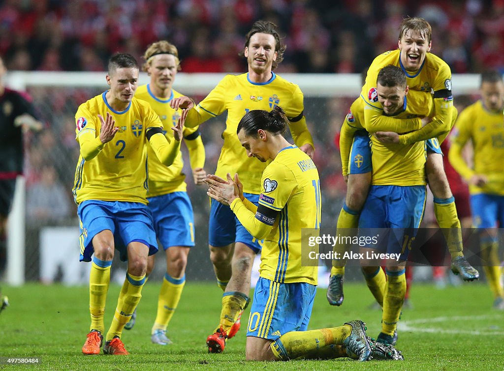 Denmark v Sweden - UEFA EURO 2016 Qualifier: Play-Off Second Leg