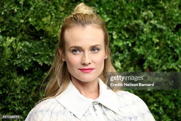 Diane Kruger attends the Museum of Modern Art's 8th Annual Film Benefit Honoring Cate Blanchett at the Museum of Modern Art on November 17, 2015 in...