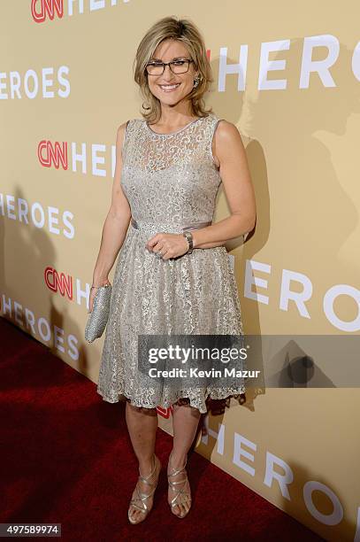 Journalist Ashleigh Banfield attends CNN Heroes 2015 - Red Carpet Arrivals at American Museum of Natural History on November 17, 2015 in New York...