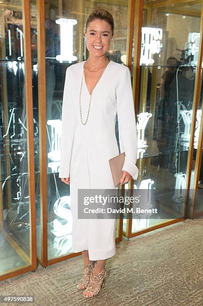 Stephanie Saltar attends the Tiffany & Co. Dover Street Market launch on November 17, 2015 in London, England.