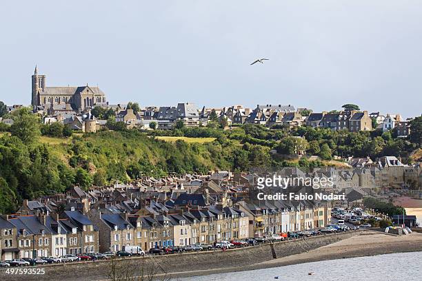cancale in brittany - cancale stock pictures, royalty-free photos & images
