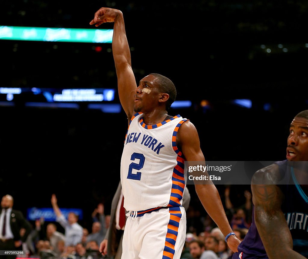 Charlotte Hornets v New York Knicks