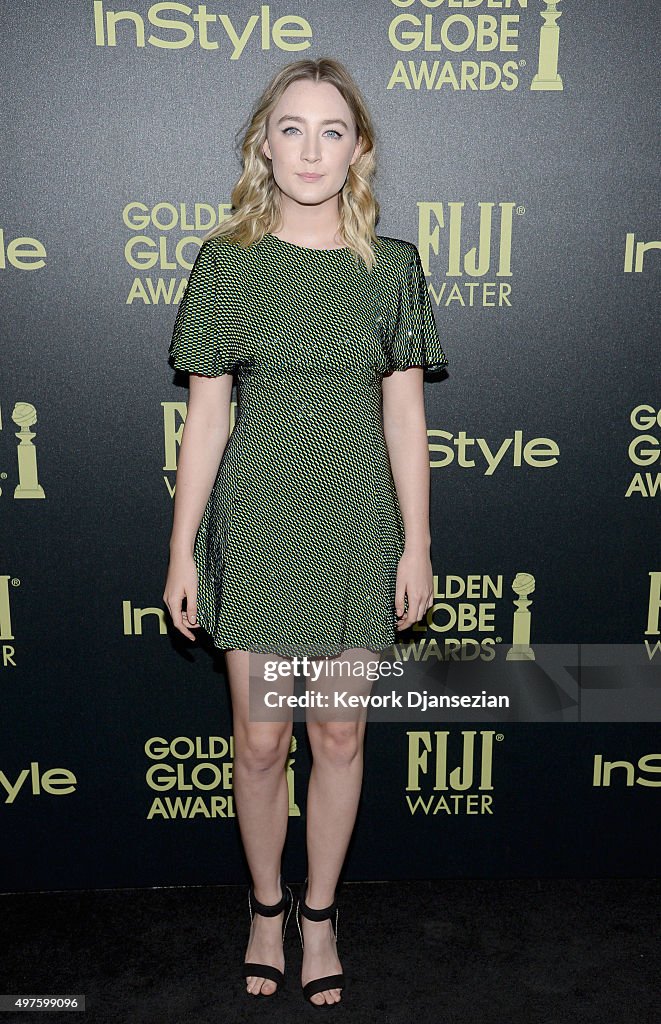 Hollywood Foreign Press Association And InStyle Celebrate The 2016 Golden Globe Award Season