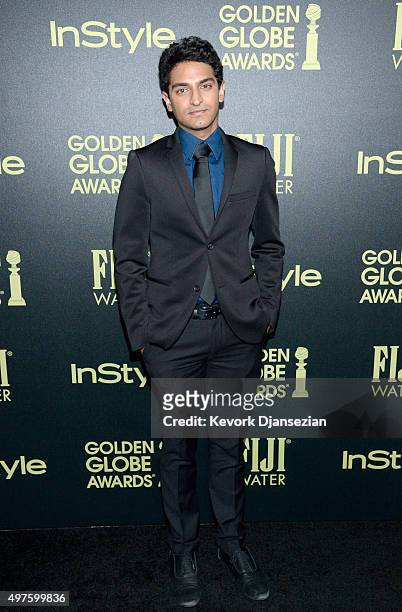 Actor Karan Soni attends Hollywood Foreign Press Association and InStyle Celebration of The 2016 Golden Globe Award Season at Ysabel on November 17,...