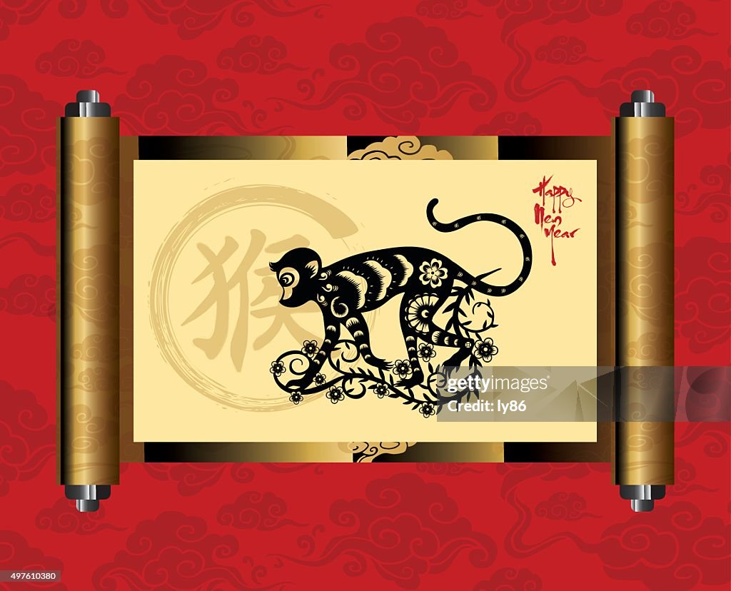 Monkey, year of the monkey 2016
