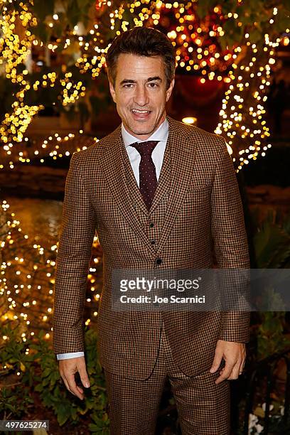 Dermot Mulroney poses for a photo prior to the World Premiere Screening of "Northpole: Open for Christmas" at The Grove on November 17, 2015 in Los...
