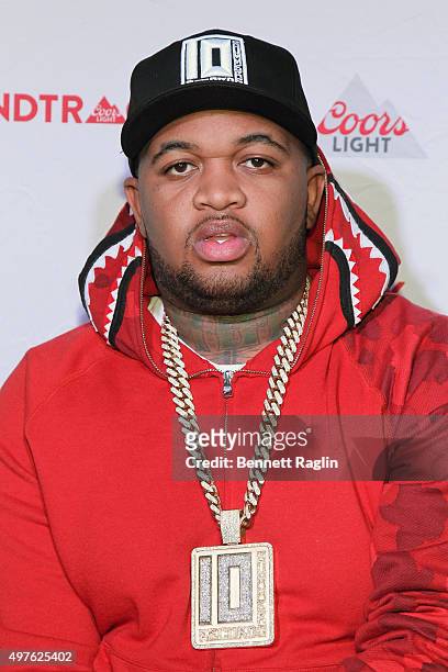 Mustard attends as Coors Light Soundtrack reFRESH brings DJ Mustard, Fabolous and special guests To NYC at Stage 48 on November 17, 2015 in New York...