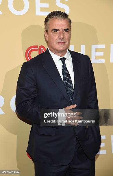 Actor Chris Noth attends CNN Heroes 2015 - Red Carpet Arrivals at American Museum of Natural History on November 17, 2015 in New York City. 25619_023