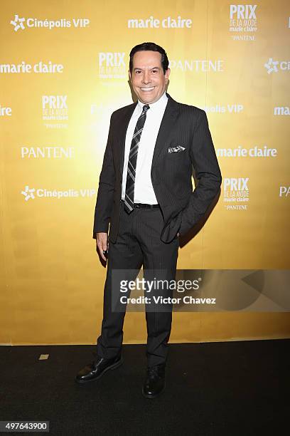 Juan Jose Origel attends the Prix De La Mode Marie Claire at Hotel Hyatt Campos Eliseos on November 17, 2015 in Mexico City, Mexico.