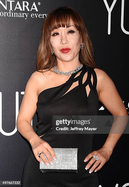 Actress Sumi Jo attends the premiere of Fox Searchlight Pictures' 'Youth' at DGA Theater on November 17, 2015 in Los Angeles, California.