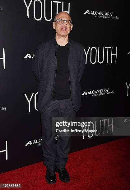 Composer David Lang attends the premiere of Fox Searchlight Pictures' 'Youth' at DGA Theater on November 17, 2015 in Los Angeles, California.